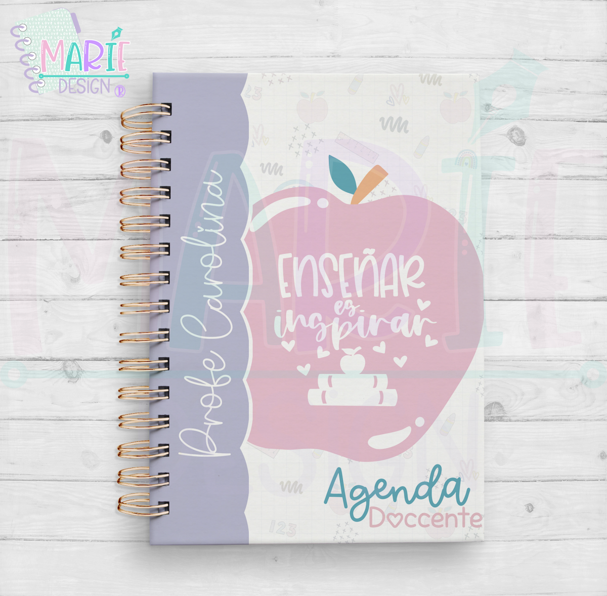 Plantilla Imprimible Planner Docente 2023 Marie Design 5182