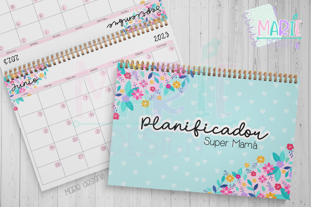 Plantilla Imprimible Planificador Fechado 2023 Marie Design 5039